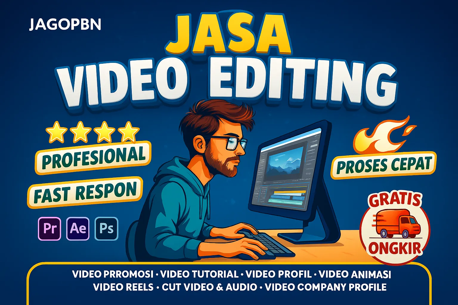 JASA VIDEO EDITING PROFESIONAL BERKUALITAS HD